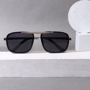 Ploy Silver And Black D11 Sunglasses